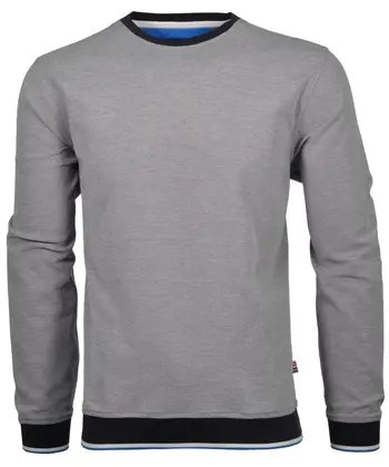 RAGMAN Piqué-Sweater Rundhals