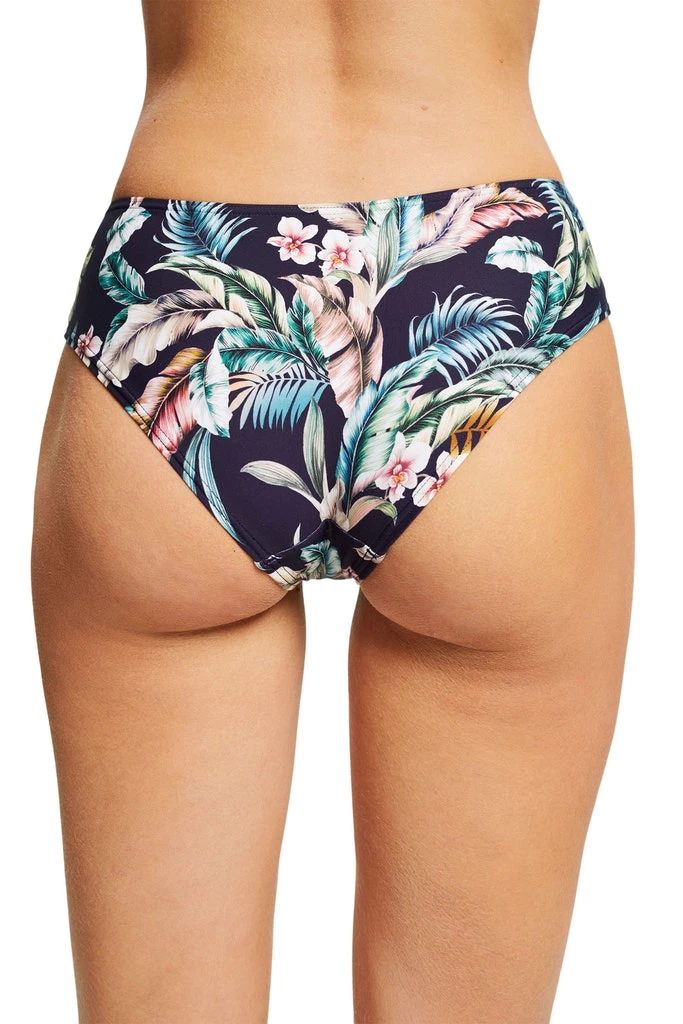 Recycelt: Shorts mit Tropical-Print