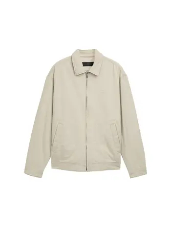 Relaxed Fit Jacke aus Baumwolle