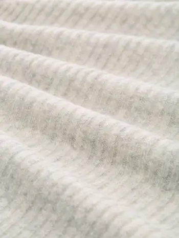 Relaxed Fit Strickpullover mit Stehkragen