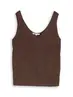 Relaxed Fit Stricktop mit V-Ausschnitt