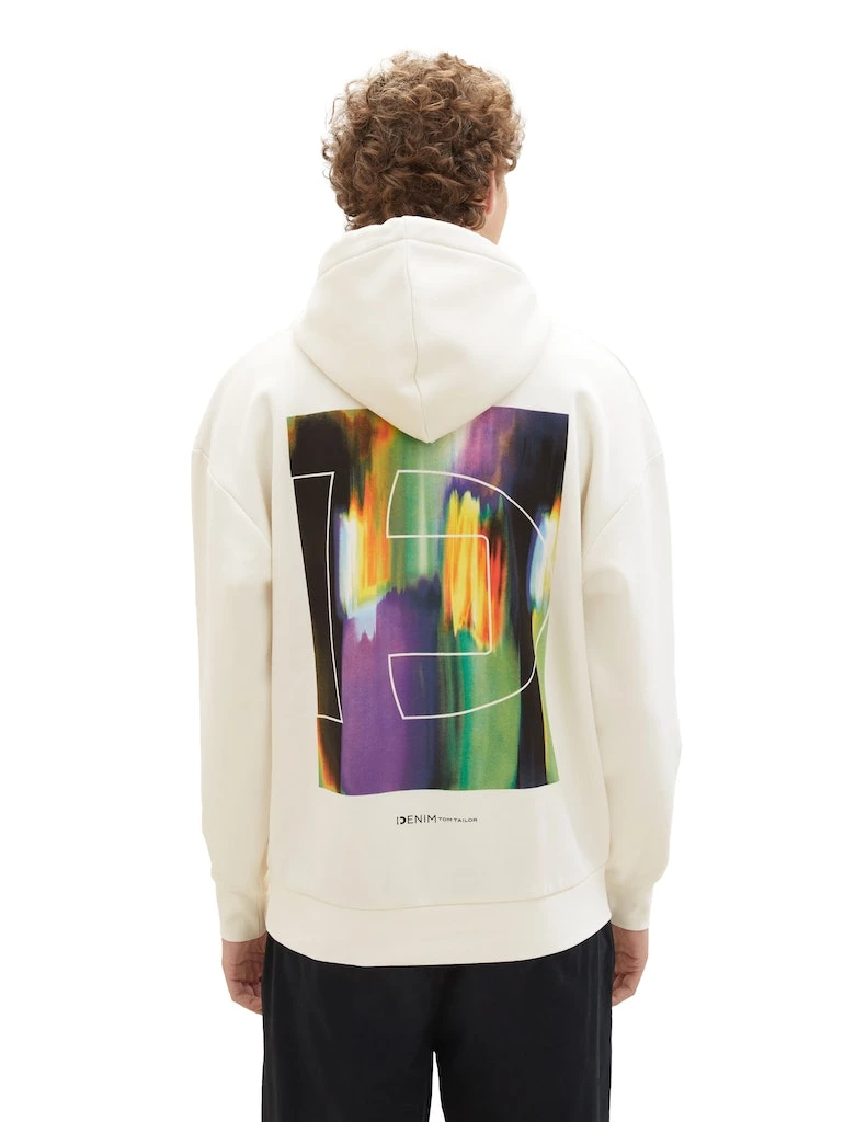 Relaxed Hoodie mit Print