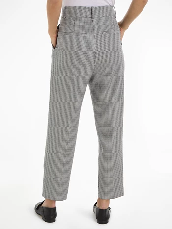 RELAXED TAPERED CHECK PANT