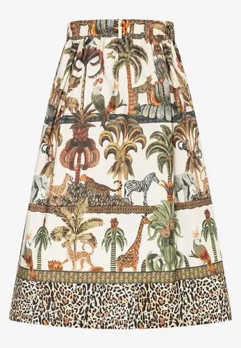 Rock mit Jungle-Print