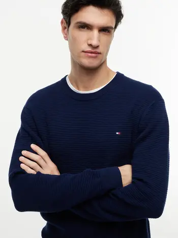 SEASONAL STRUCTURE CREW NECK