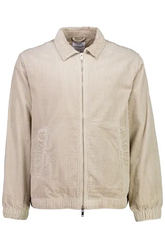 Seersucker corduroy zip jacket