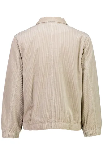 Seersucker corduroy zip jacket