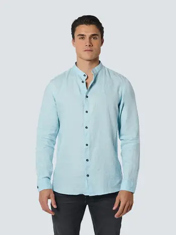 Shirt Granddad Linen Solid