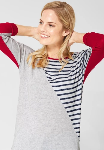 Shirt mit Patchwork-Muster