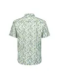 Shirt Short Sleeve Allover Printed With Linen