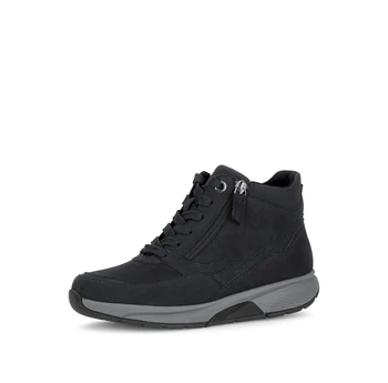 Sneaker high Rauleder blau