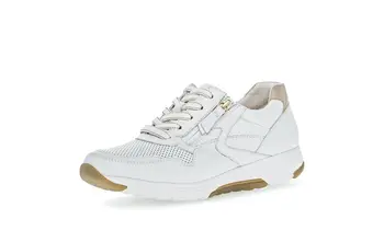 Sneaker low Glattleder weiß