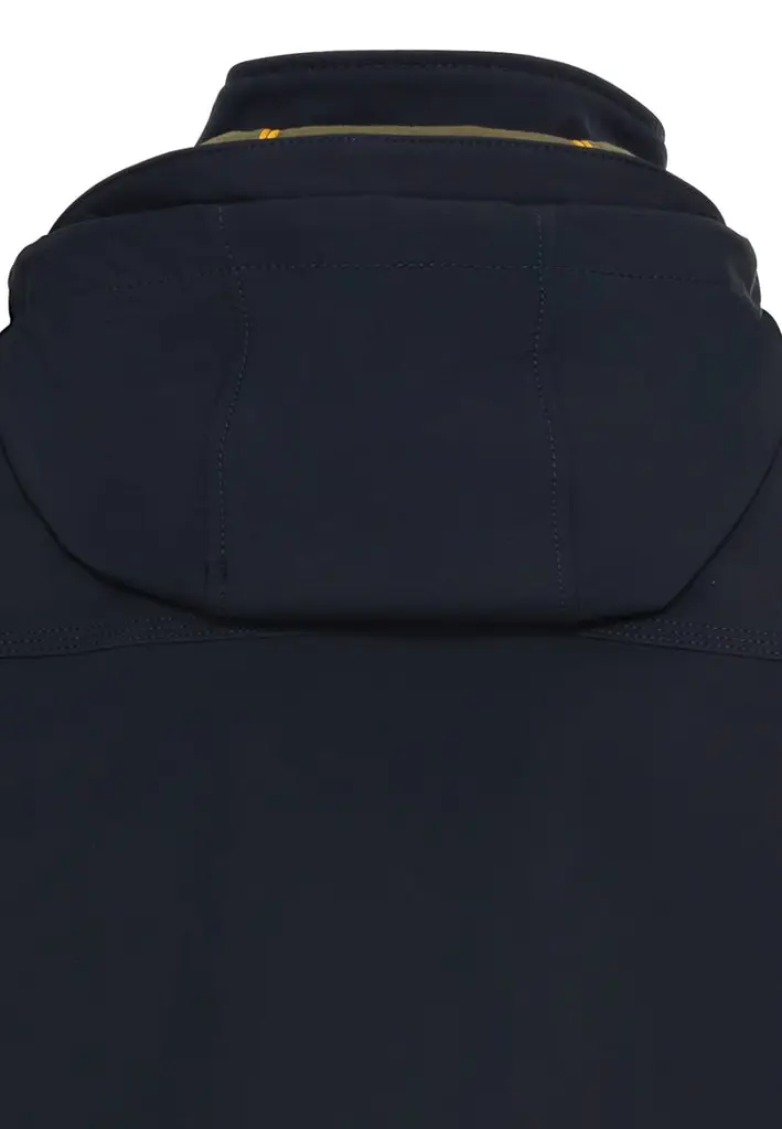Softshell-Jacke mit abnehmbarer Kapuze