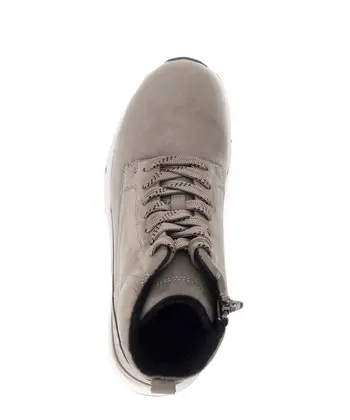 sportliche Stiefeletten Rauleder braun