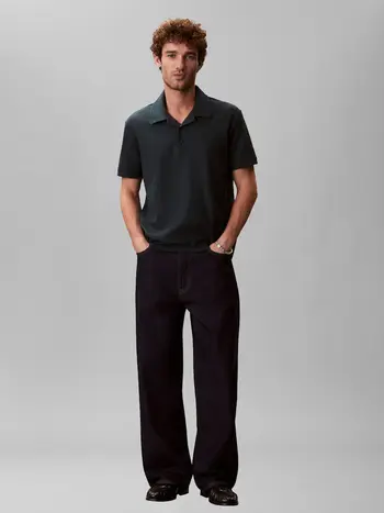 SS EASY MICRO WAFFLE CAMP POLO