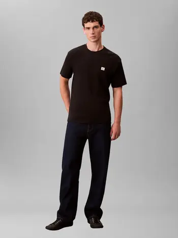 SS WAFFLE BADGE CREWNK TEE