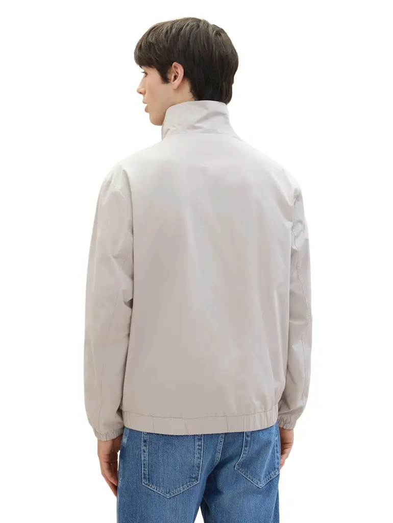 stand-up collar blouson