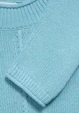 Strick-Pullover in Unifarbe