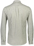 Striped cotton/linen shirt L/S