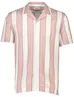 Striped linen/cotton shirt S/S