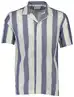 Striped linen/cotton shirt S/S