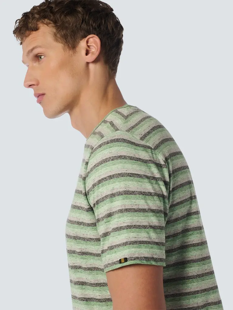 T-Shirt Crewneck Melange Stripes