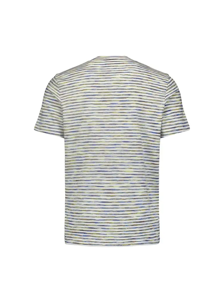 T-Shirt Crewneck Multi Coloured Melange Stripes