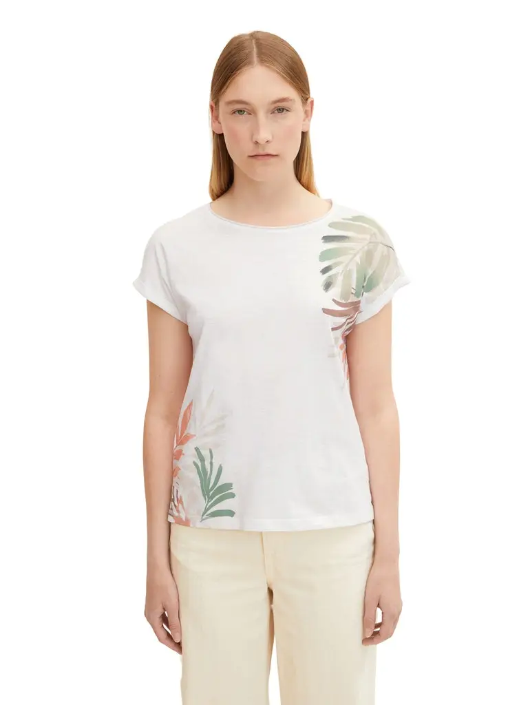 T-Shirt im Tropik-Design