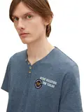T-Shirt in Melange Optik