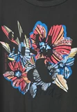 T-Shirt mit Blumen Fotoprint