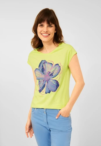 T-Shirt mit Blumenprint