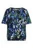 T-Shirt mit Boat Neck und Print