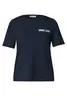 T-Shirt mit dekorativer Brusttasche