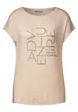 T-Shirt mit Steinchenwording
