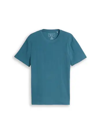 T-Shirt mit Waffelstruktur