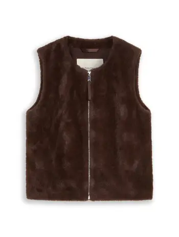 Teddy Weste mit Taschen