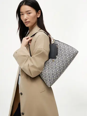 TH ICON SHOULDER BAG JACQUARD