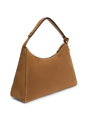 TH STATEMENT SHOULDER BAG SUEDE