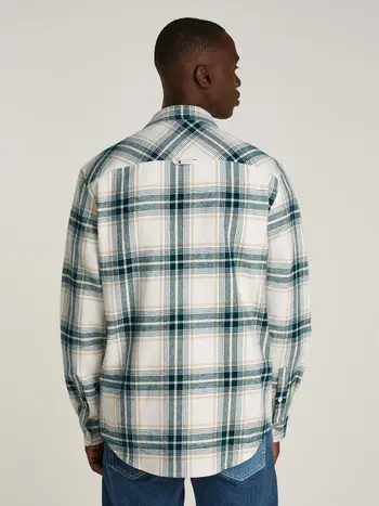 TJM REG CHECK FLANNEL SHIRT EXT