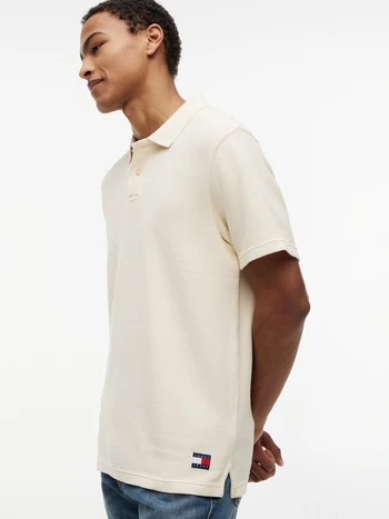 TJM REG WASHED WAFFLE POLO EXT