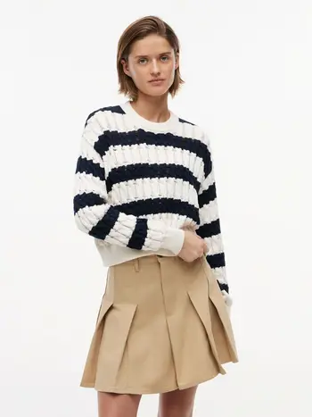 TJW LOOSE CABLE SWEATER EXT