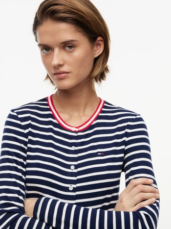 TJW SLIM JERSEY LS CARDIGAN