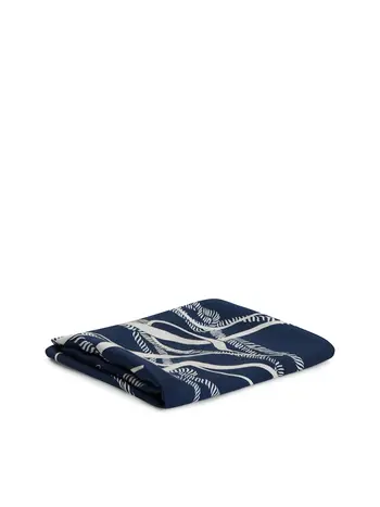 TOMMY SCRIPT SILK SQUARE