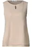 Top mit Rundhals und Cut-Out-Detail