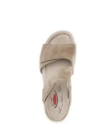 Trekkingsandalen Rauleder beige