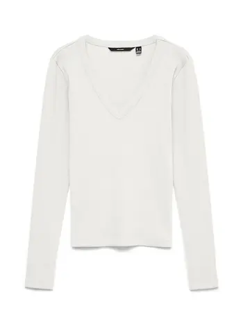 VMCHLOE LS V-NECK TOP JRS GA