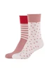 Women patterned Socks 2p