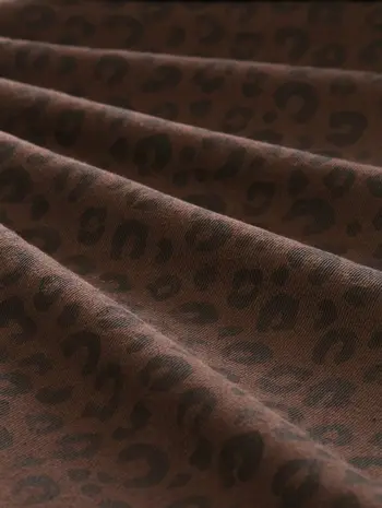 Übergangsjacke mit Leo-Print